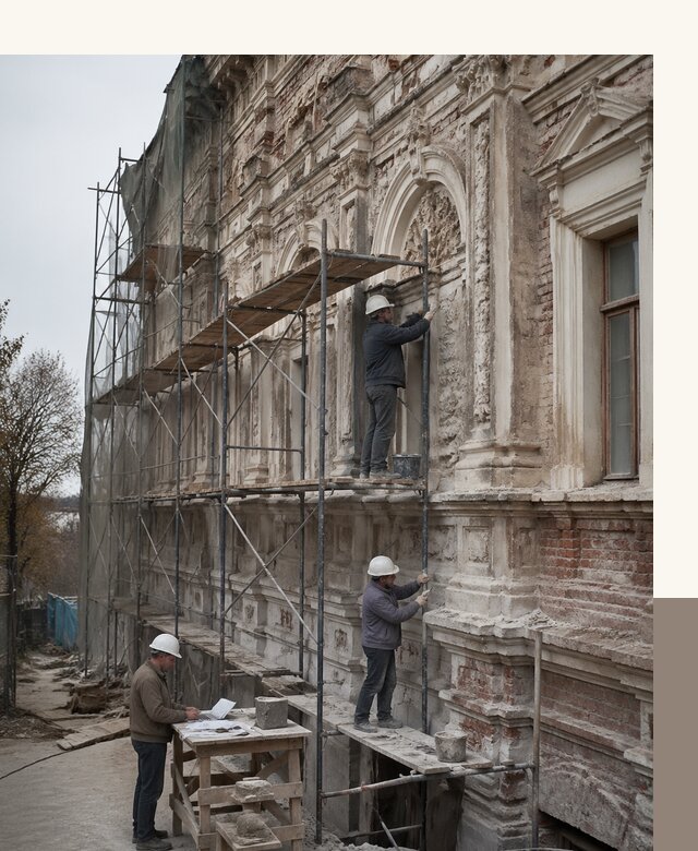 Реставрация объектов культурного наследия под ключ в Владивостоке