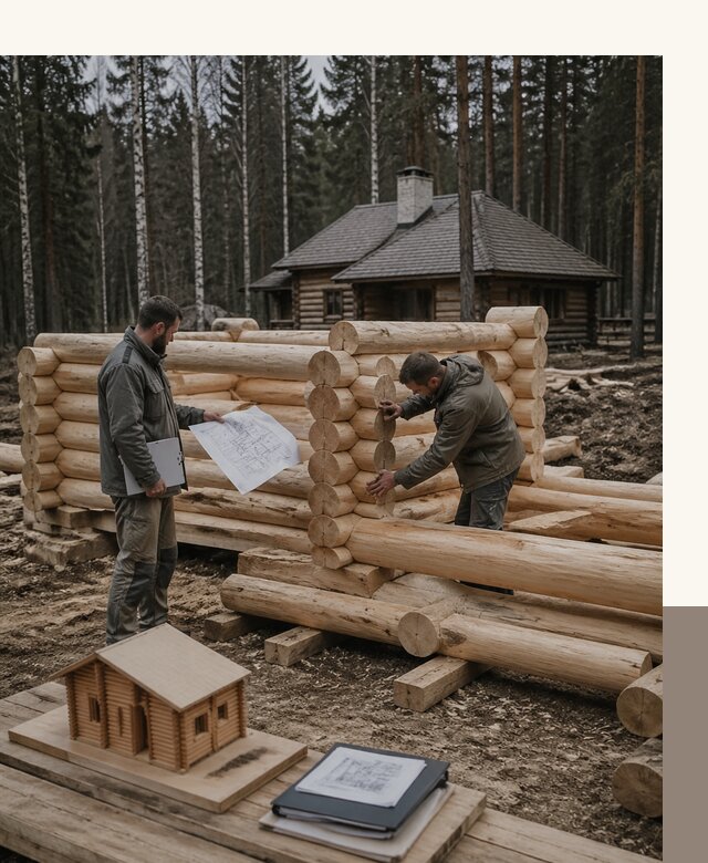 Проектирование и строительство домов из бревна в Владивостоке